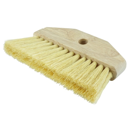 Weiler 7" Whitewash Brush, 2-5/8" Trim Len, White Tampico Fill, 12" Handle 74053